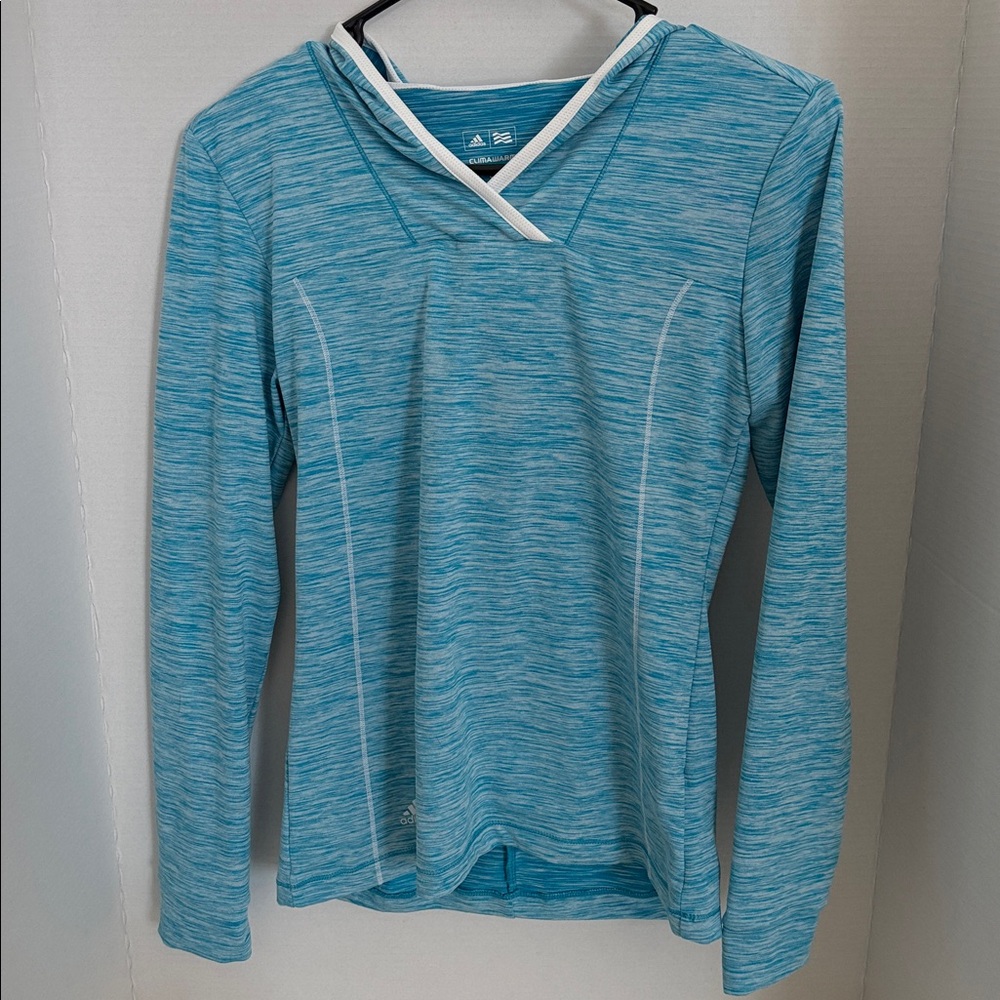 adidas Golf ClimaWarm Space Dye 3-Stripe Hoodie - XS